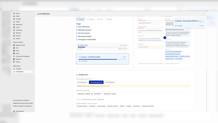 Activatable SEO auto-generator