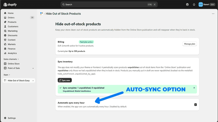 Scheduled process is included