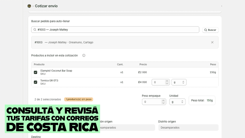 Consultá y revisá tus tarifas con Correos de Costa Rica