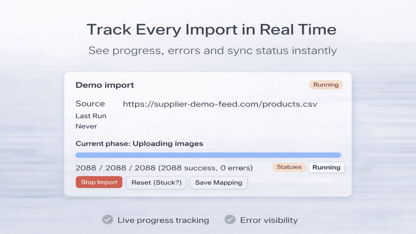Track import