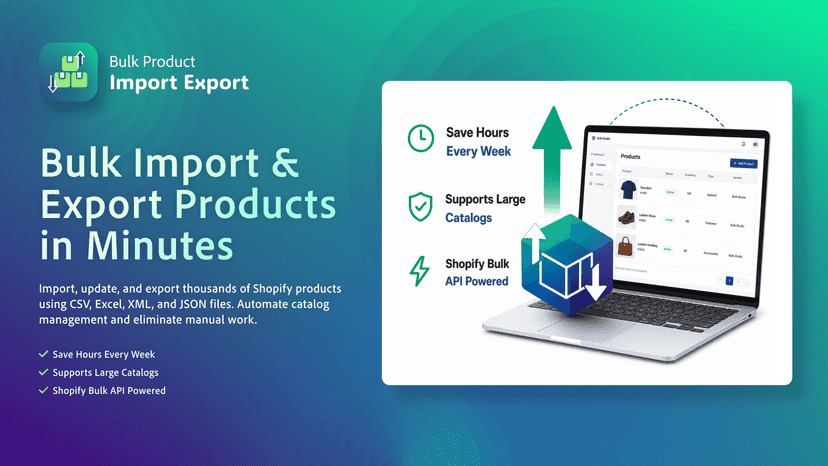 Bulk Product Sync & Import Export