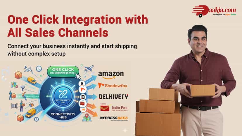 Daakia logistics system for shipment booking and tracking