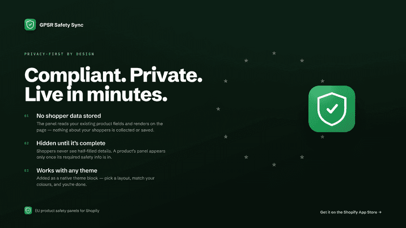 Privacy-first by design
