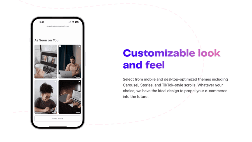 Select from variety of mobile and desktop-optimized themes