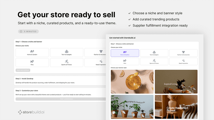 Launch a Ready to Sell Shopify Store in just 5 minutes