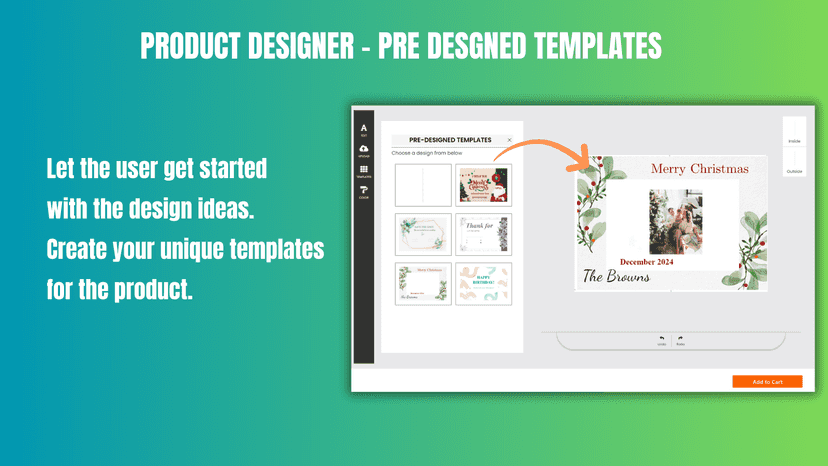 Product designer for Shopify with pre-designed templates