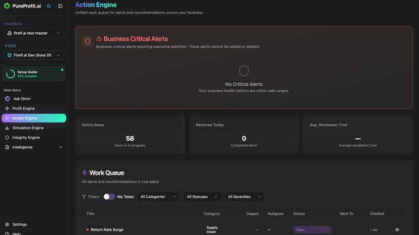 PureProfit.ai - Action Engine