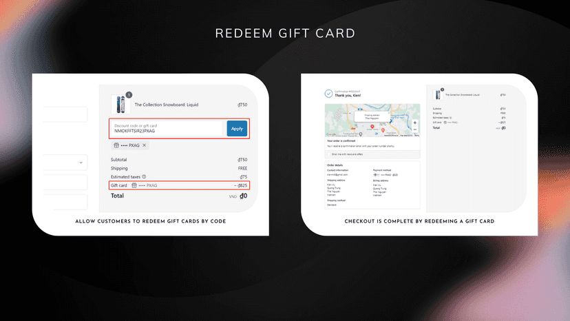 Redeem Gift Card