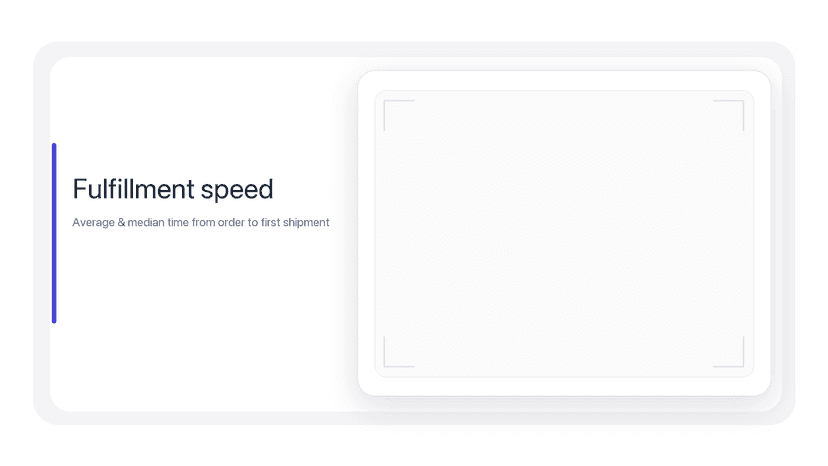 fulfillment speed