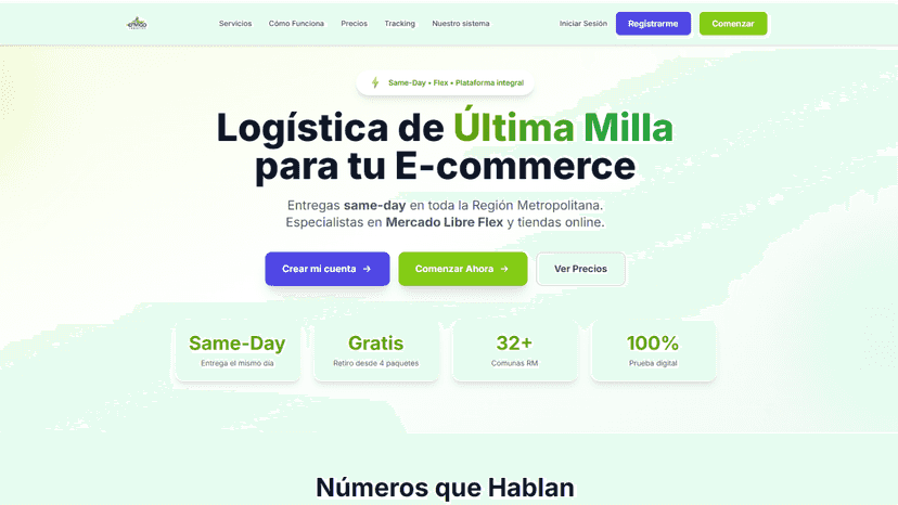 Servicio de entrega de ultima milla