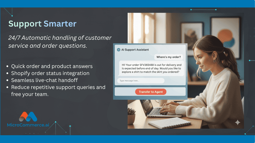 Quick order and product answers helping customers instantly 24/7