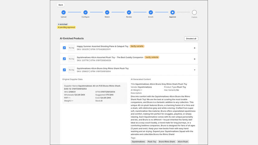 Verify it all looks good and publish!