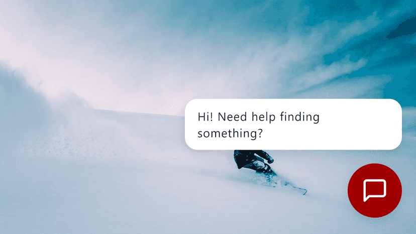 The Lærke chat bubble on a Shopify storefront with teaser