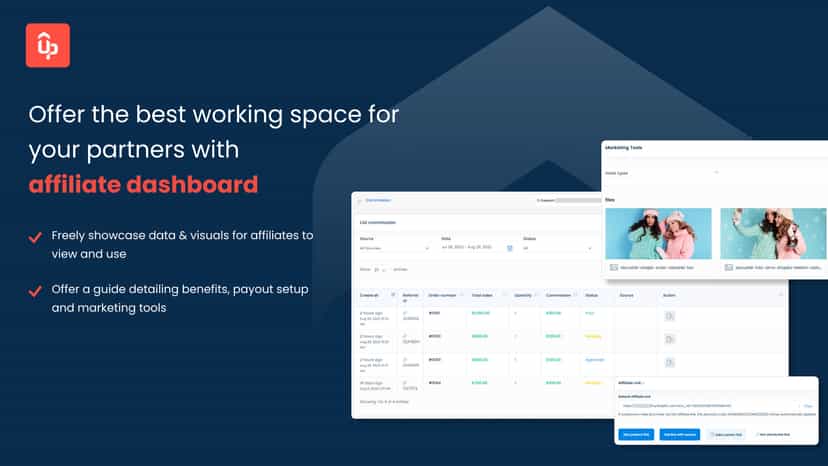 Tailor affiliate portal