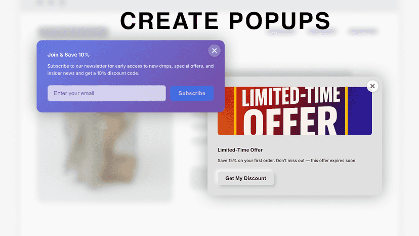 Create PopUps