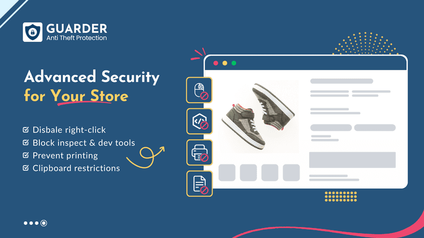 Disbale righ-click, inspect, developer tool, priting