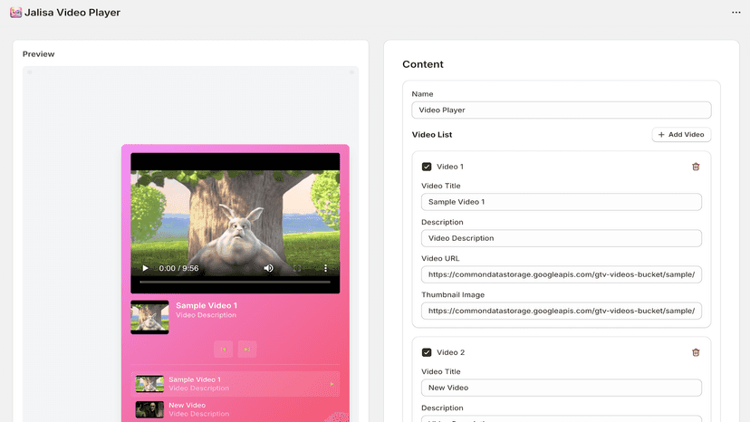 Settings Page