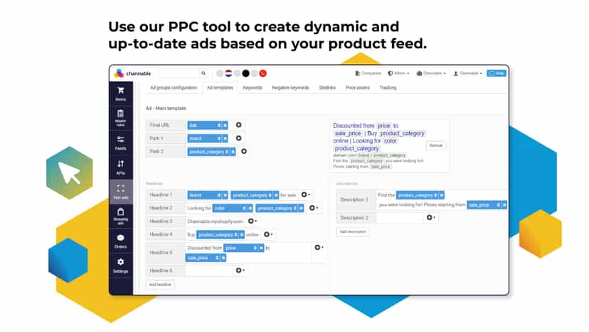 Automate ad campaign structures with dynamic fields