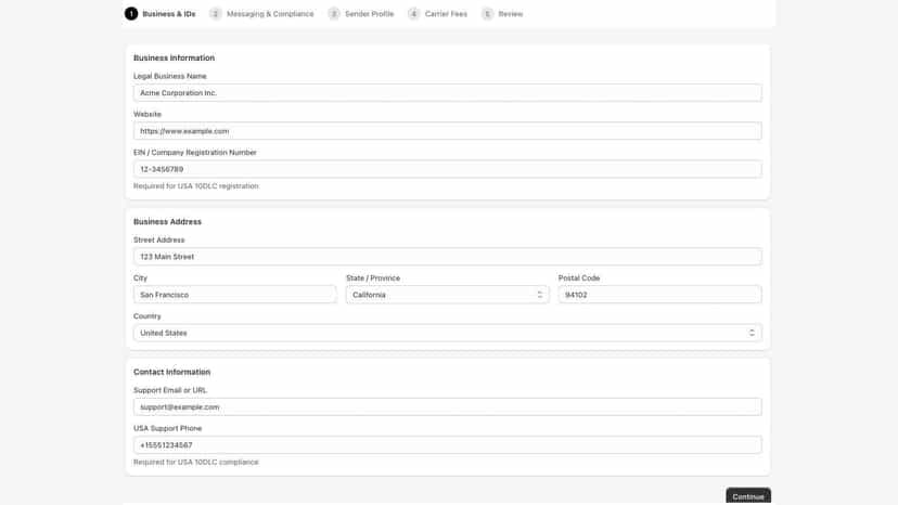 RCS Onboarding