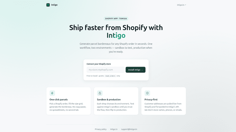 intigo app for shopify