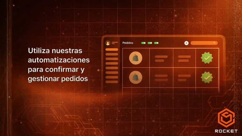 Sincroniza tu Shopify y utiliza nuestras automatizaciones Rocket