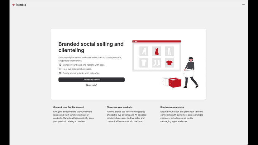 Landing page