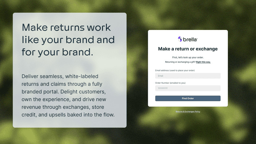 Fully branded customer portal