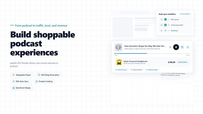 Max AI podcastify- Best Shopify podcast app