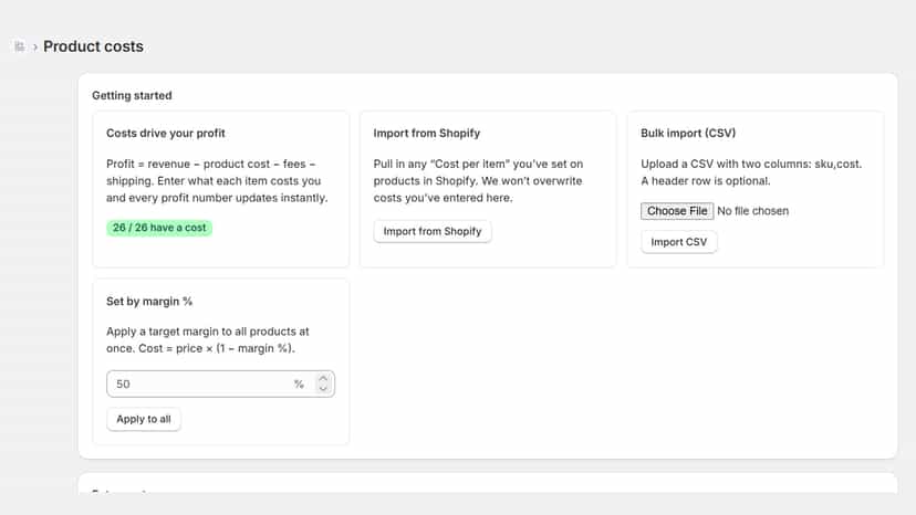Profit Calculator turns your orders into real profit numbers