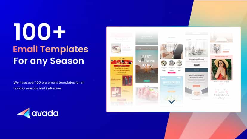 Pre-built email marketing templates