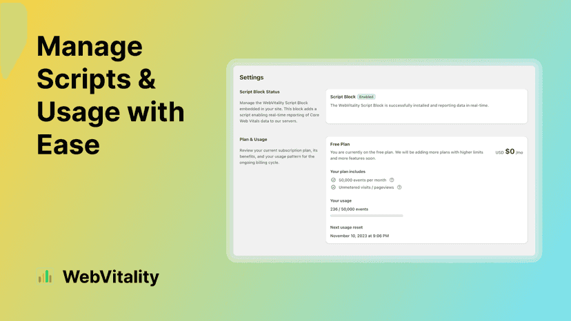 Manage Scripts & Usage with Ease