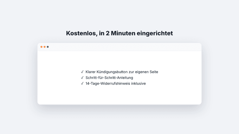 Funktionen des Kündigungsbutton-Blocks im Theme-Editor