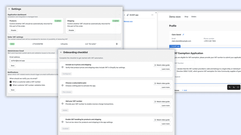 Easy app setup, quick onboarding, seamless customer integration.