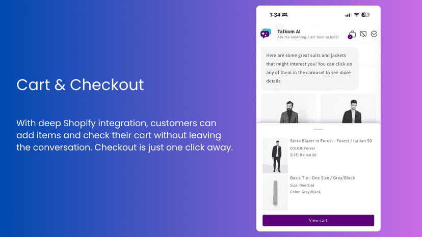 AI Agent - Checkout