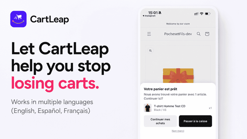 CartLeap works in multiple languages
