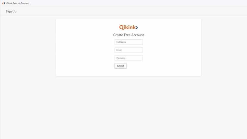 Signup with us
