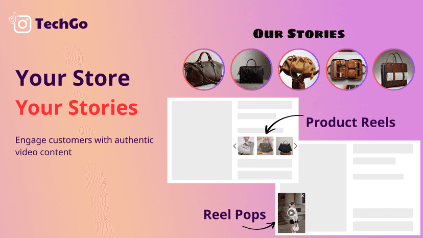 TechGo Instagram Feed TikTok Feed, Shoppable videos 03