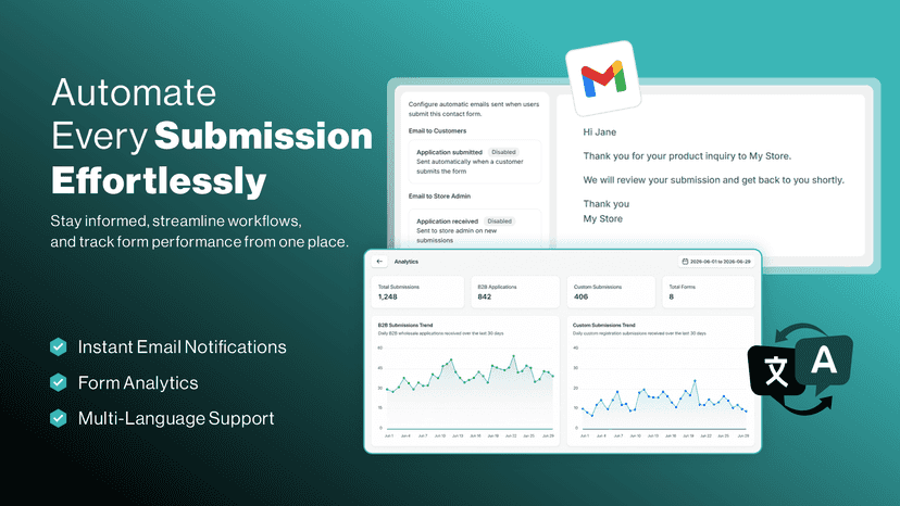 contact form email notification