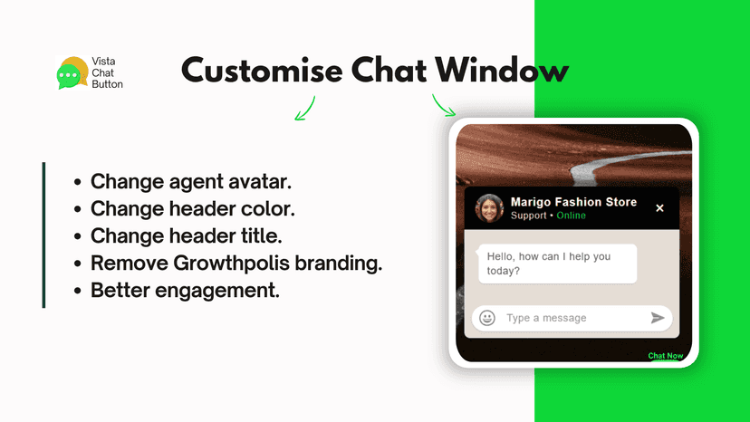 Why choose Vista WhatsApp Chat Button