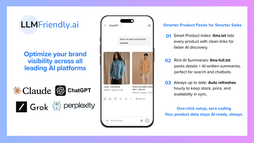 LLMfriendly.ai Features