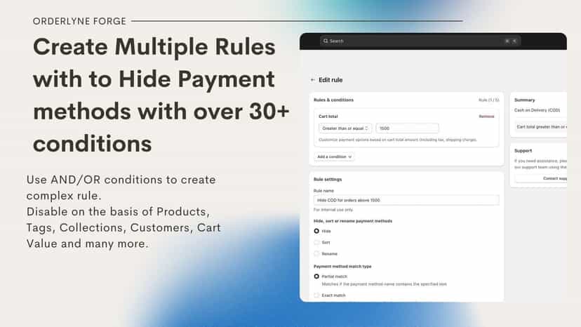 PayGuard Rule detail page