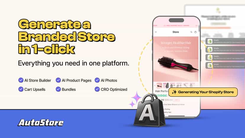 Generate a Branded Store in 1-click