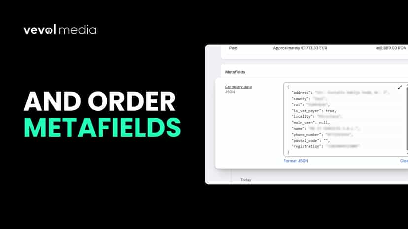 Order Metafields
