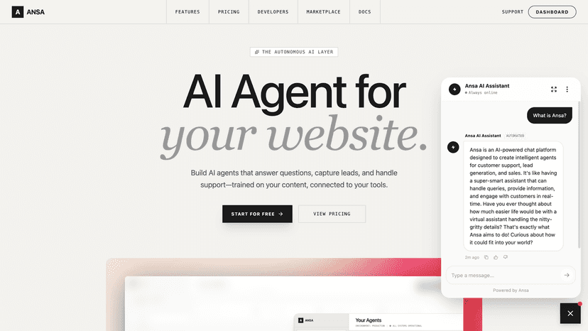 AI chat widget answering a customer question on a storefront