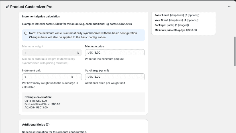 Backend - Price Calculation
