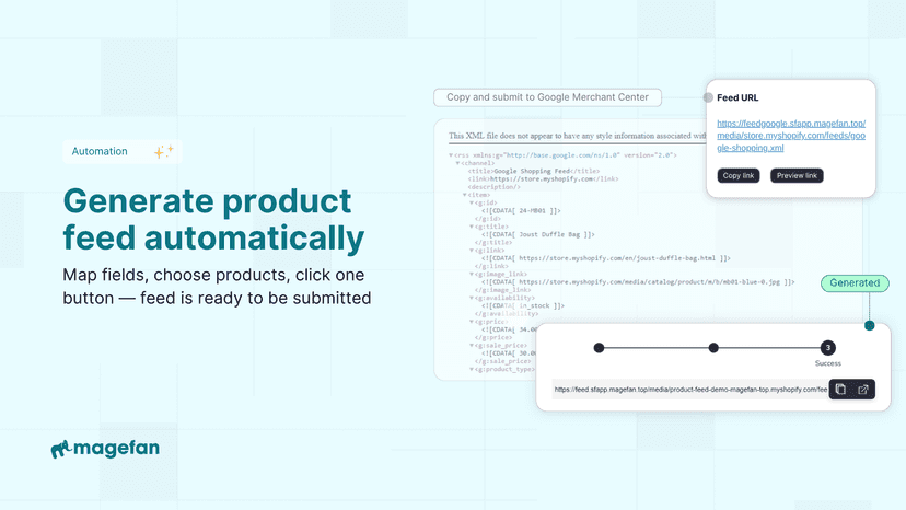 generate shopify product feed for google shopping
