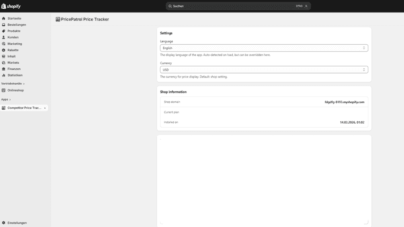 Settings-Page