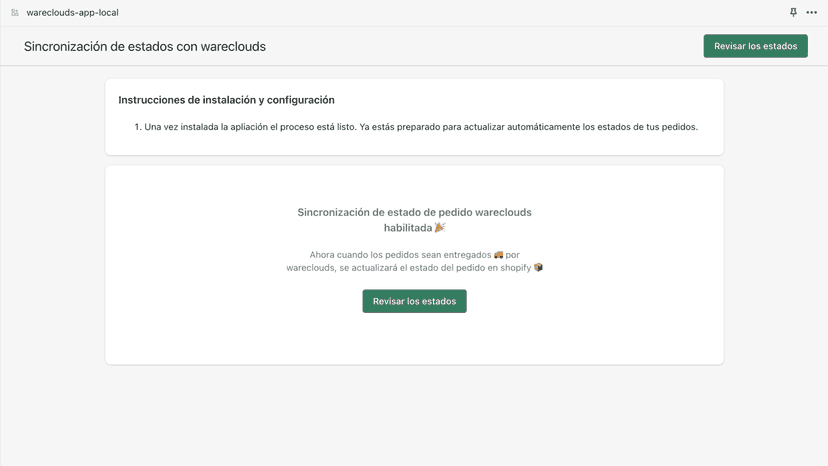 Estados de wareclouds