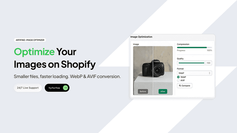 Convert Shopify images to WebP and AVIF for faster loading