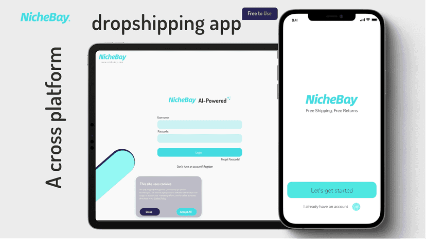 A cross platform app,Manage your business from your pocket